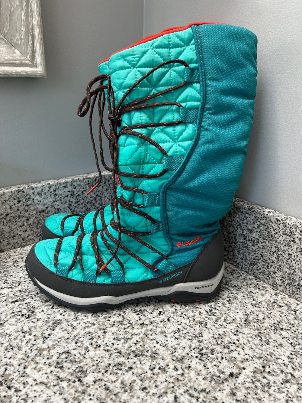 Columbia Loveland Mid Omni-Heat Waterproof Winter Snow Boots Womens 7.5